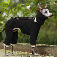 HKM-0616253 Reversible Thick Polar Fleece Dog Coat - Winter Warm Cotton Vest for Pets