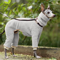 HKM-0616253 Reversible Thick Polar Fleece Dog Coat - Winter Warm Cotton Vest for Pets