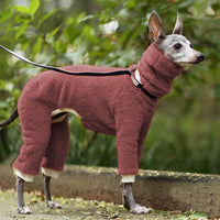 HKM-0616253 Reversible Thick Polar Fleece Dog Coat - Winter Warm Cotton Vest for Pets