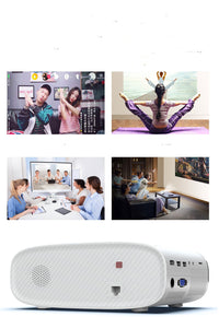 HKM-061715 Portable Desktop Projector with 1280x800 Resolution and 100-500 Inch Projection Size