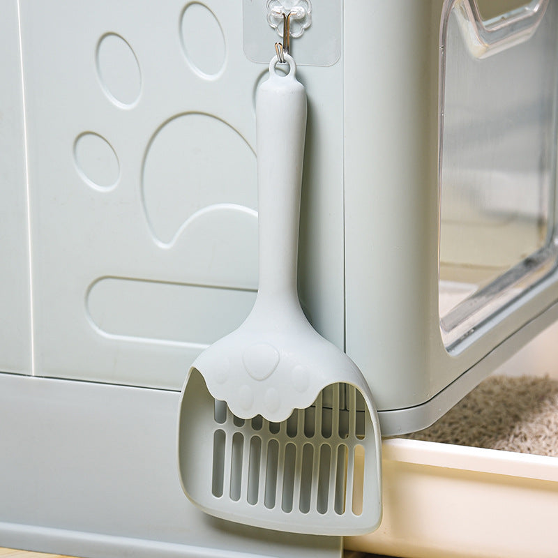 HKM-0618045 Large Hole Cat Litter Scoop with Delivery Hook – Multiple Colors Available