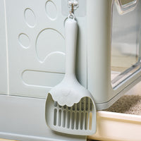 HKM-0618045 Large Hole Cat Litter Scoop with Delivery Hook – Multiple Colors Available