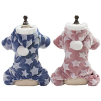 HKM-0618429 Cozy Four-Legged Dog Sweater with Star Print for Small to Medium Pets