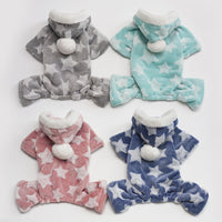 HKM-0618429 Cozy Four-Legged Dog Sweater with Star Print for Small to Medium Pets