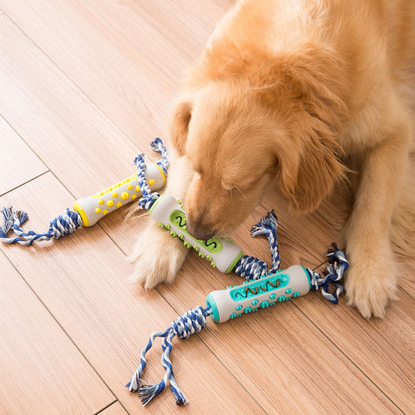 HKM-0618685 Durable Biting Rope Toy with Ball for Small and Large Dogs, TPR Material