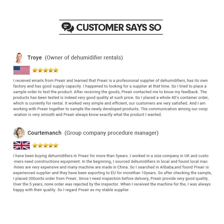 HKM-061907 Commercial Dehumidifier for Water Damage Restoration - 165 Pints Capacity