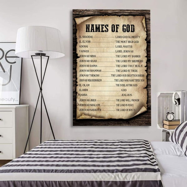 HKM-062035 Christian God Wall Art Canvas Print - Simple & Stylish Home Décor