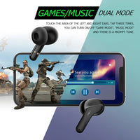HKM-062035 Waterproof TWS Earbuds with 60ms Low Latency for Gaming, Hi-Fi Sound and Comfortable Fit