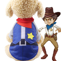 HKM-0622013 Funny Halloween Pet Costume with Adjustable Hat and Cape - Soft Cotton Sweater Design