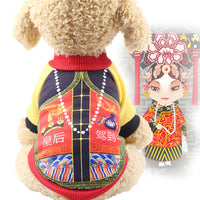 HKM-0622013 Funny Halloween Pet Costume with Adjustable Hat and Cape - Soft Cotton Sweater Design