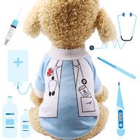 HKM-0622013 Funny Halloween Pet Costume with Adjustable Hat and Cape - Soft Cotton Sweater Design