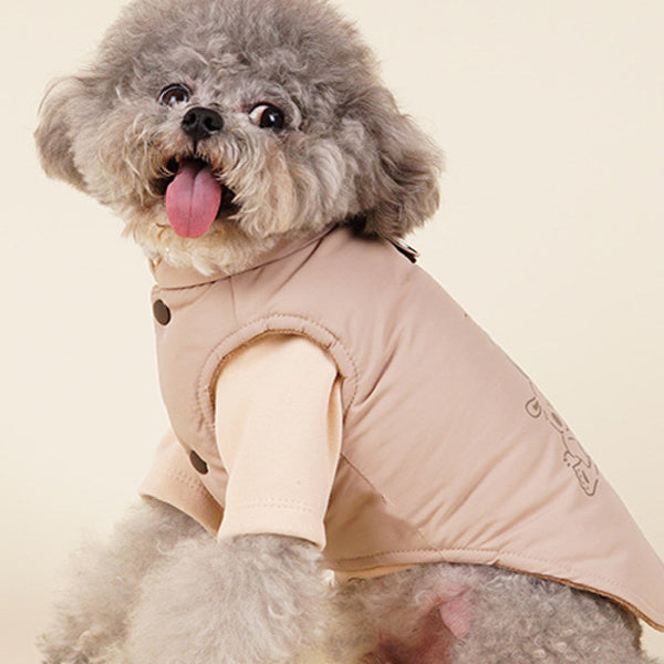 HKM-0622269 Cozy Autumn and Winter Cotton Coat for Pets in 4 Colors and Multiple Sizes