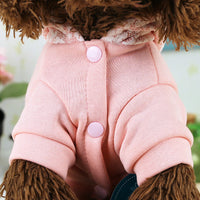 HKM-0622909 Plush Velvet Hooded Sports Sweater for Pets in Various Sizes