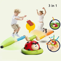 HKM-062291 3 in 1 RC Jump Rope Sports Machine for Kids - Outdoor Exercise Toy Set