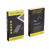 HKM-062419 11-in-1 Type-C Docking Station with HDMI and Network Card - All-in-One Converter
