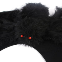 HKM-0625213 Spider Costume for Pets - Adorable Halloween Outfit for Cats and Dogs in Red and Black Cotton