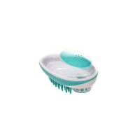 HKM-0625469 Pet Bath Massage Comb for Dogs and Cats - Dual Function ABS Brush with Soft Bristles