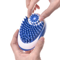 HKM-0625469 Pet Bath Massage Comb for Dogs and Cats - Dual Function ABS Brush with Soft Bristles