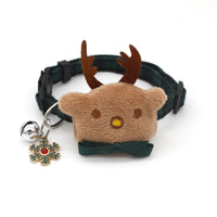 HKM-0625597 Plaid Cotton Dog Bow Collar for Christmas and Halloween Celebrations
