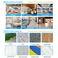 HKM-062611 Walk-Behind Floor Scrubber for Effective Tile and Floor Cleaning