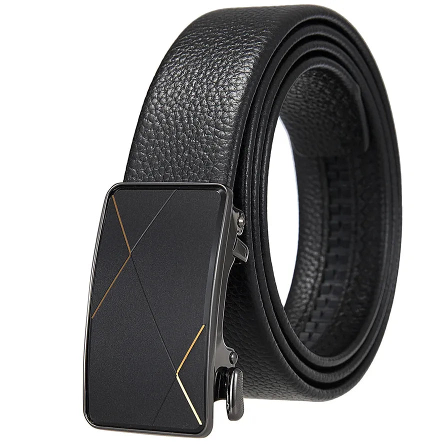 HKM-062739 Men's First Layer Cowhide Casual Belt - Durable and Stylish Accessory, Model LY36-25640-5