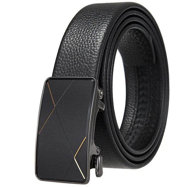 HKM-062739 Men's First Layer Cowhide Casual Belt - Durable and Stylish Accessory, Model LY36-25640-5