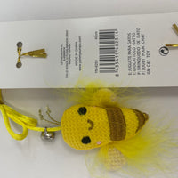 HKM-0628413 Interactive Bee Cat Teaser Wand for Playful Cats