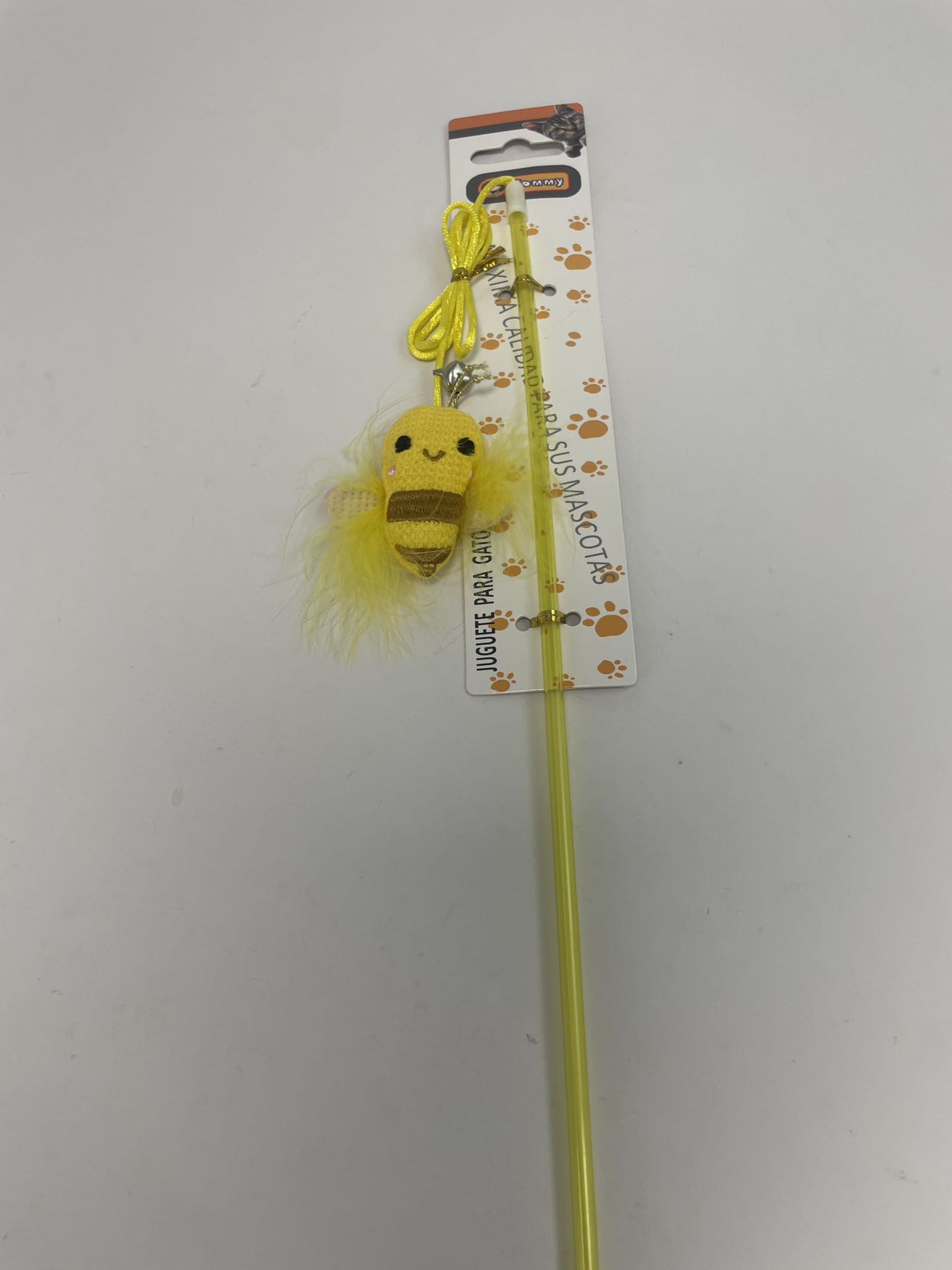 HKM-0628413 Interactive Bee Cat Teaser Wand for Playful Cats