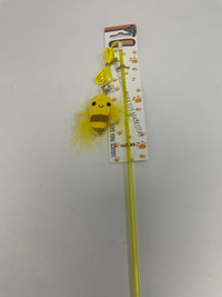 HKM-0628413 Interactive Bee Cat Teaser Wand for Playful Cats