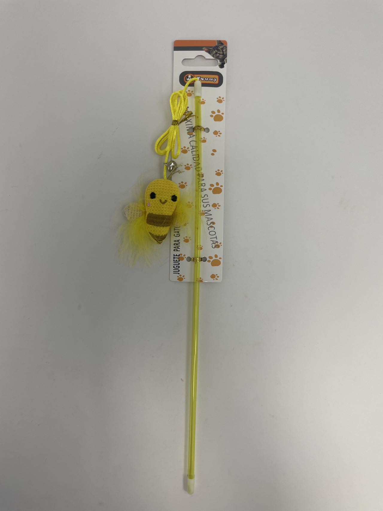 HKM-0628413 Interactive Bee Cat Teaser Wand for Playful Cats