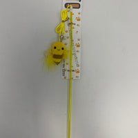 HKM-0628413 Interactive Bee Cat Teaser Wand for Playful Cats