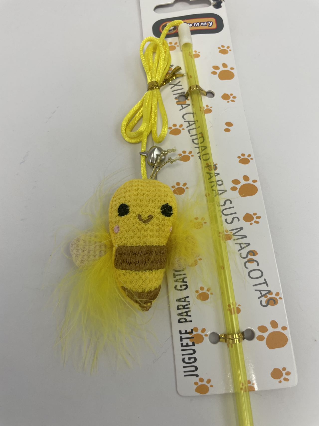 HKM-0628413 Interactive Bee Cat Teaser Wand for Playful Cats