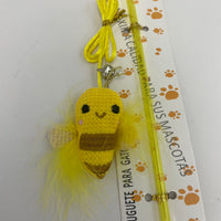 HKM-0628413 Interactive Bee Cat Teaser Wand for Playful Cats