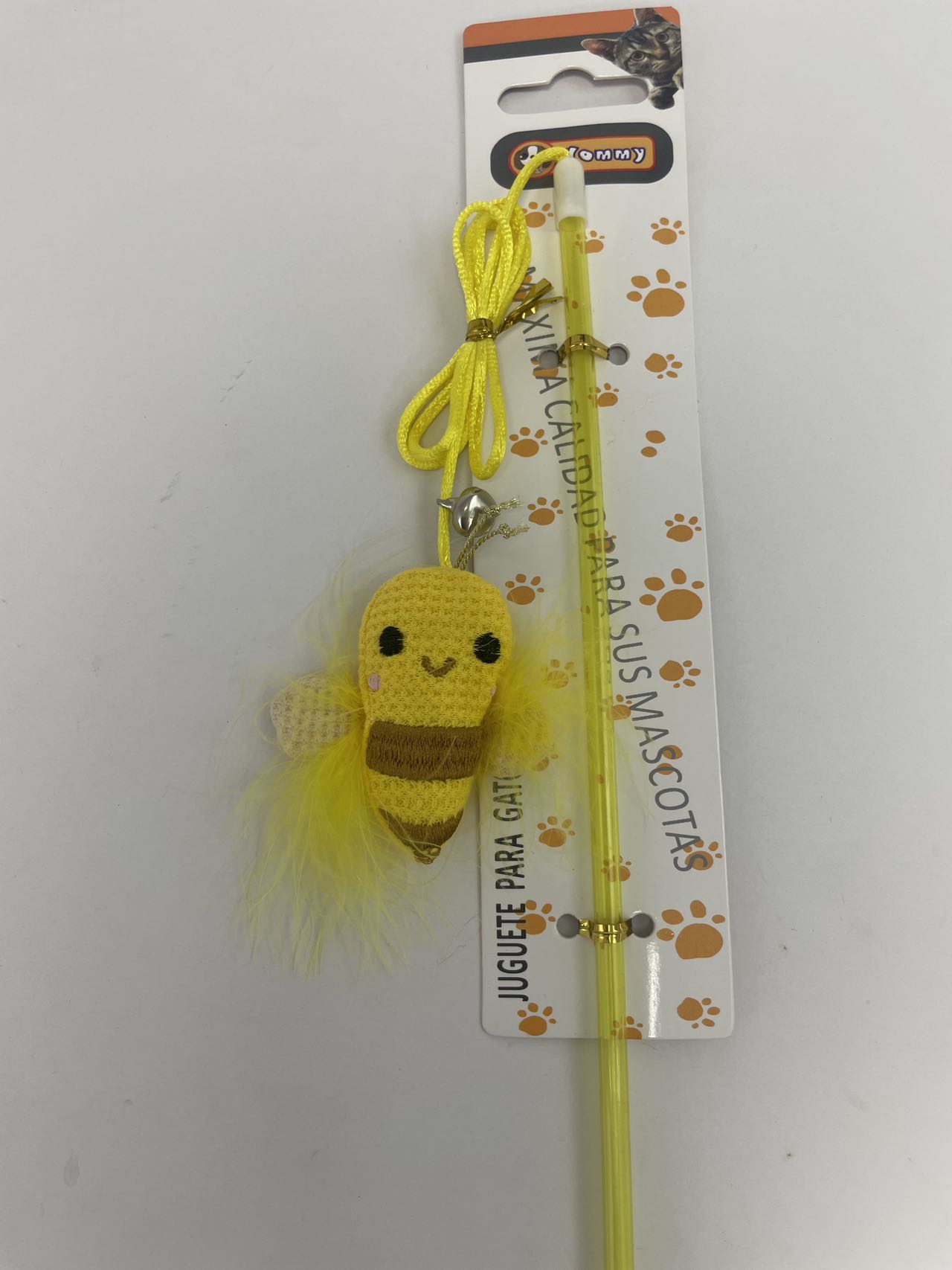 HKM-0628413 Interactive Bee Cat Teaser Wand for Playful Cats