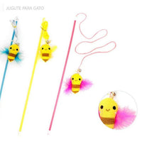 HKM-0628413 Interactive Bee Cat Teaser Wand for Playful Cats