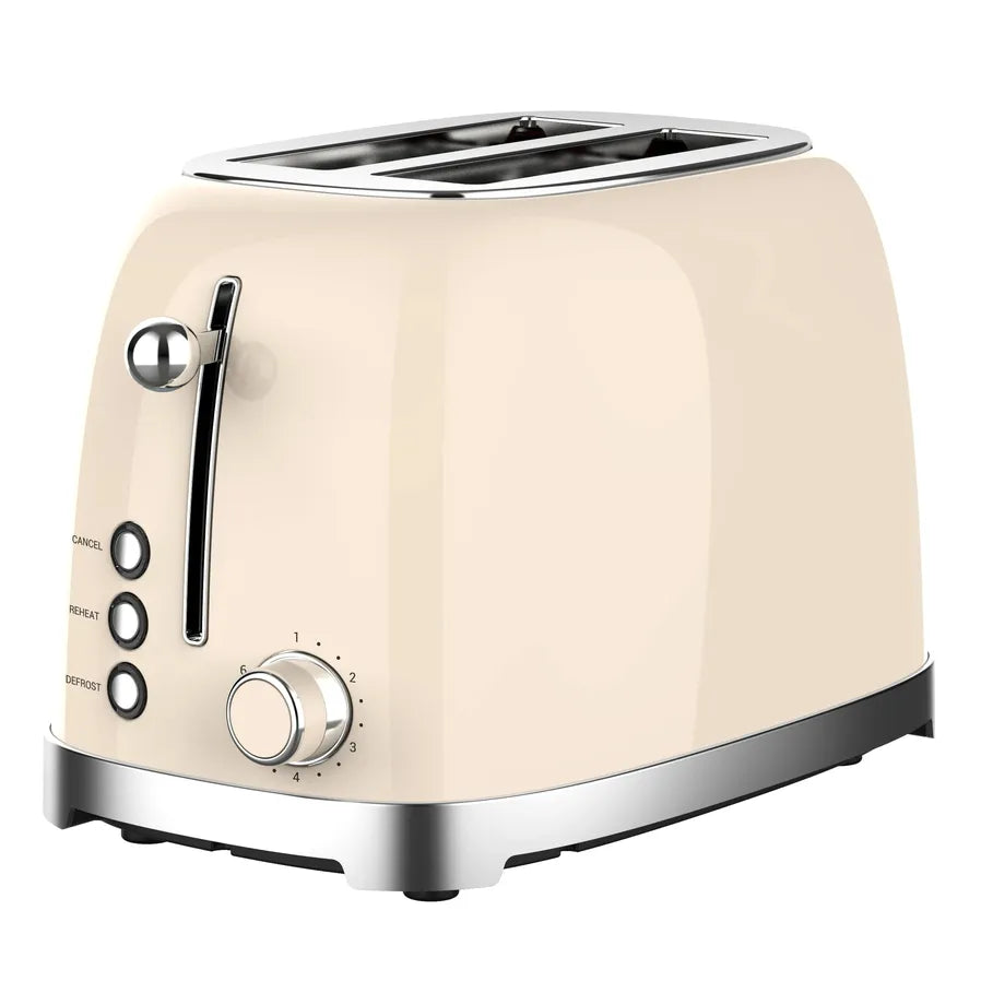 HKM-062931 Electric Retro 2-Slice Conveyor Bread Toaster for Efficient Toasting