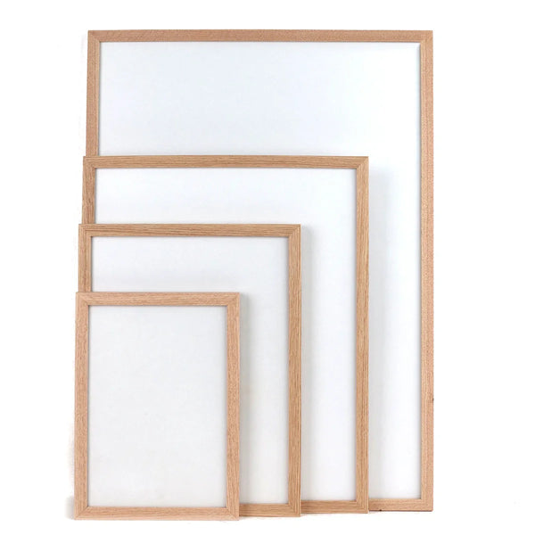 HKM-063059 Solid Oak Picture Frame for Home Decor – Classic Wooden Wall Hanging Display, Available in Various Sizes 21x30, 30x40, 40x50, 50x70 cm