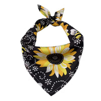 HKM-0630973 Triangle Towel for Dogs and Cats - Single Layer, Various Patterns, Suitable for Pets with Neck Size 20-46CM