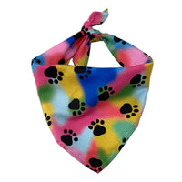 HKM-0630973 Triangle Towel for Dogs and Cats - Single Layer, Various Patterns, Suitable for Pets with Neck Size 20-46CM