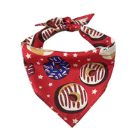 HKM-0630973 Triangle Towel for Dogs and Cats - Single Layer, Various Patterns, Suitable for Pets with Neck Size 20-46CM
