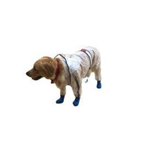 HKM-0631741 Waterproof Transparent Raincoat for Large Dogs - Casual Pet Clothing in Various Sizes