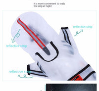 HKM-0631741 Waterproof Transparent Raincoat for Large Dogs - Casual Pet Clothing in Various Sizes