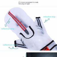 HKM-0631741 Waterproof Transparent Raincoat for Large Dogs - Casual Pet Clothing in Various Sizes