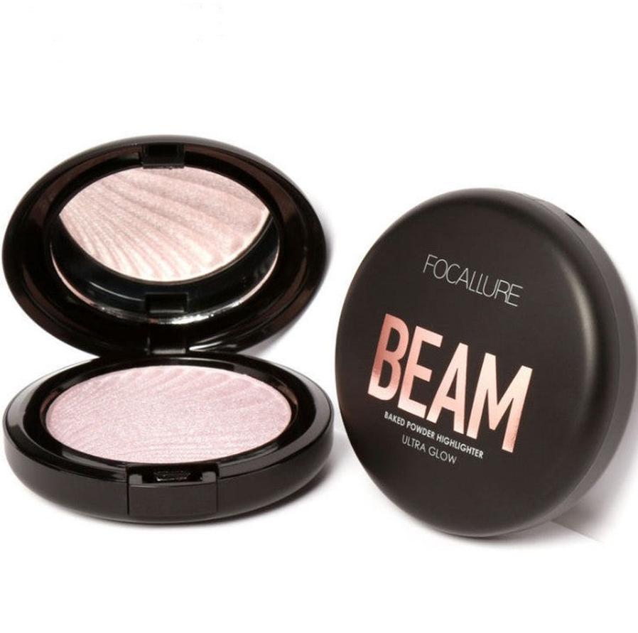HKM-063251 Luminous Glow Highlighter Finishing Powder - Ultra Bright Beam Marker for a Radiant Skin Finish