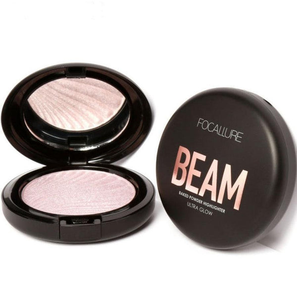 HKM-063251 Luminous Glow Highlighter Finishing Powder - Ultra Bright Beam Marker for a Radiant Skin Finish
