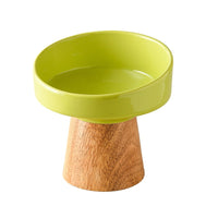 HKM-0633533 Elevated Ceramic Pet Bowl for Cats and Small Dogs - Ideal for Food and Water