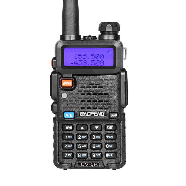 HKM-063379 VHF/UHF Dual Band Walkie Talkie with 128 Channels and Long Communication Range