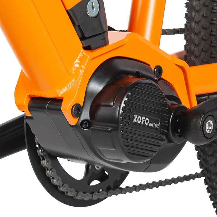 HKM-063507 Central Motor Electric City Bike 48V 250W with 13Ah Lithium Battery, Aluminum Alloy Frame, 7-Speed Gears, 29-Inch Wheels