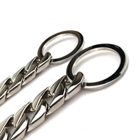 HKM-0635325 Mirror Polished Large Dog Necklace with Scalable Collar Options in Gold and Silver