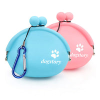 HKM-0635581 Silicone Pet Snack Bag in Assorted Colors – Medium Soft, Compact Design